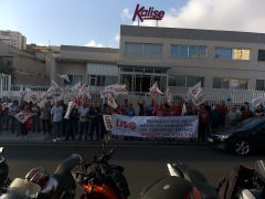 Rotundo éxito de seguimiento en la primera jornada de huelga de Kalise