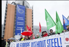 Miles de trabajadores del acero marchan en Bruselas por el futuro de su sector y sus empleos: ¡No hay Europa sin acero!