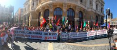 El Metal de Bizkaia confluye con los pensionistas en el primer día de Huelga