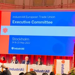 Reunión del Comité Ejecutivo de IndustriAll Europe en Estocolmo