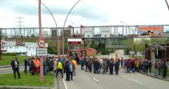 Seguimiento del 100% de la huelga en Arcelor por la recuperación de los salarios