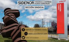 USO segunda fuerza sindical en Sidenor Forgings & Castings